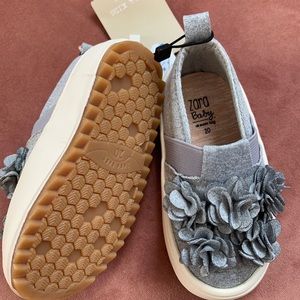 Zara Baby Girl Grey Heather sneakers Size 5